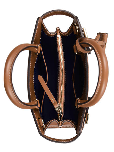 Handtas S Emilie Leder Le tanneur Bruin emily TEMI1606 ander zicht 3